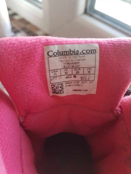 Columbia термоботинки зима, 28 размер