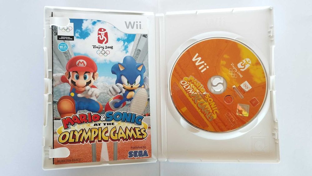 Wii - Mário & Sonic nos Jogos Olímpicos 2002 - Completo com Manuais