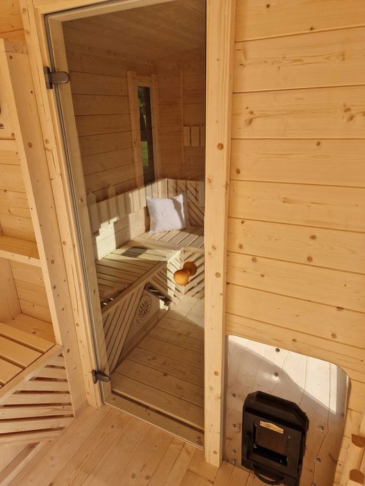 Sauna ogrodowa domek Piec na drewno od SAuN Biecz