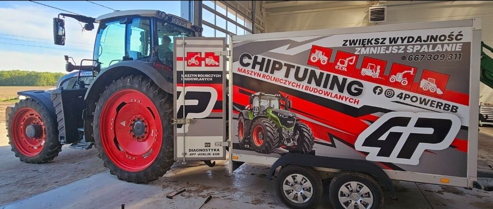Zwiększanie mocy chiptuning  maszyny ciagniki rolnicze adblue dpf