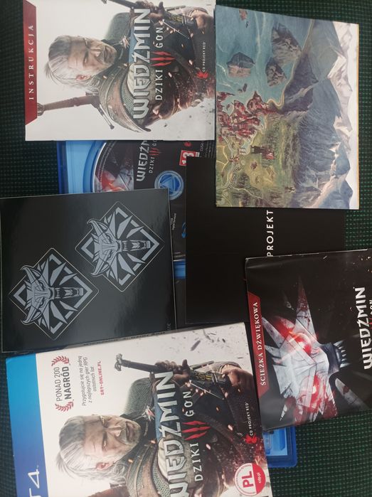 Gra wiedźmin dziki gon iii 3 + dodatki ps4 pl ps5
