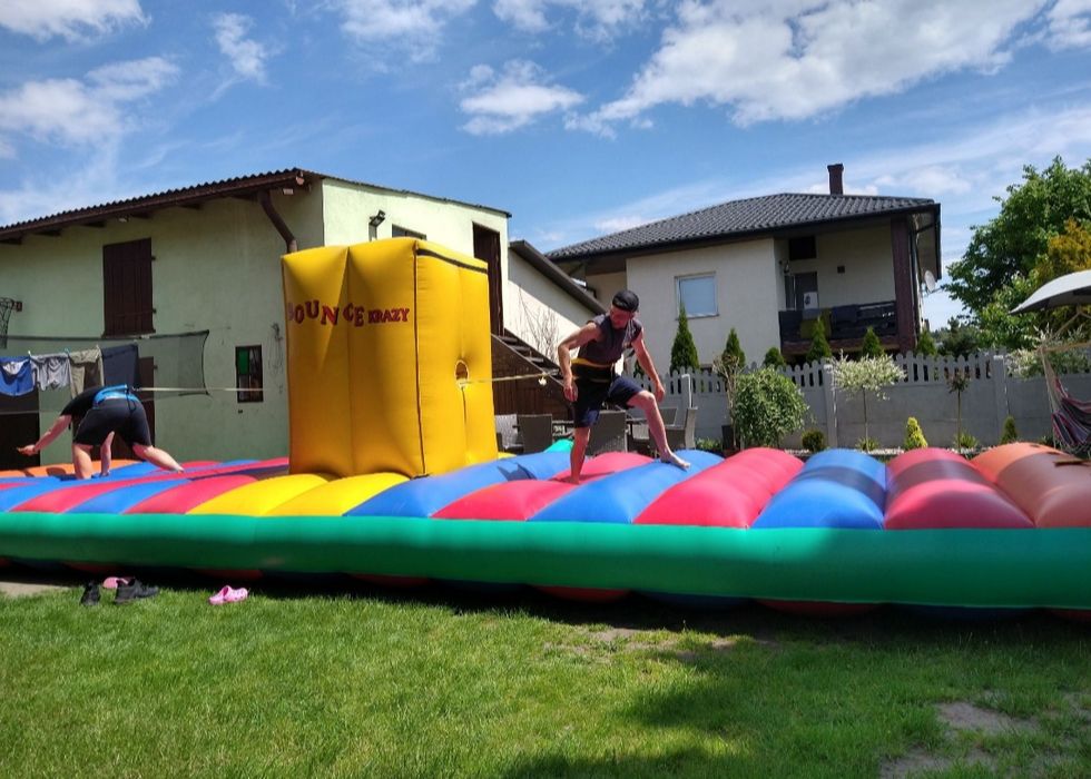 dmuchaniec przeciaganie liny