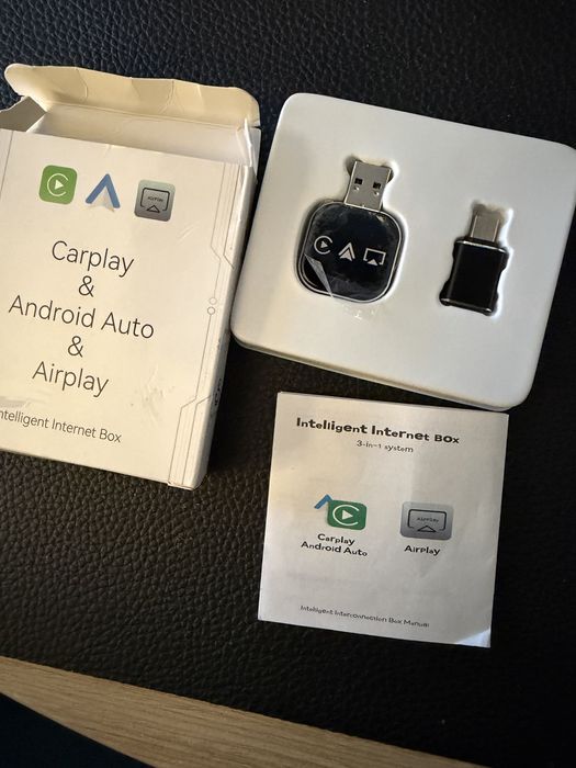 Pen PRO - Espelhamento, CarPlay e AndroidAuto Adaptador Sem fios