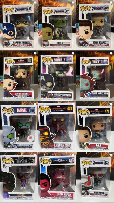 Funko Pop фігурки Marvel, Star Wars, Disney, DC