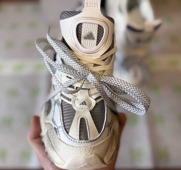 Кроссовки Adidas Vento XLG Runner Deluxe Sail Grey/Core White/Off White/Кросівки Жіночі Адідас Венто Dirty / Silver