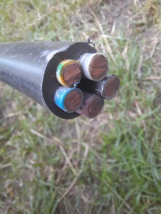 Kabel ziemny YKY żo 5x16 mm2 nowy 9 mb