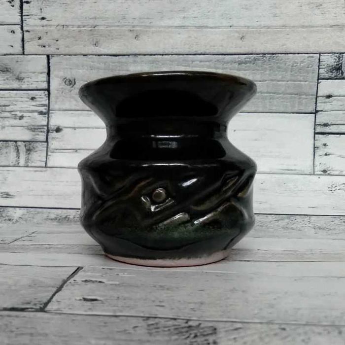 Ваза маленька обливна кераміка вінтаж