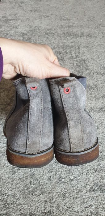 Sztyblety botki polbuty zamsz Esprit