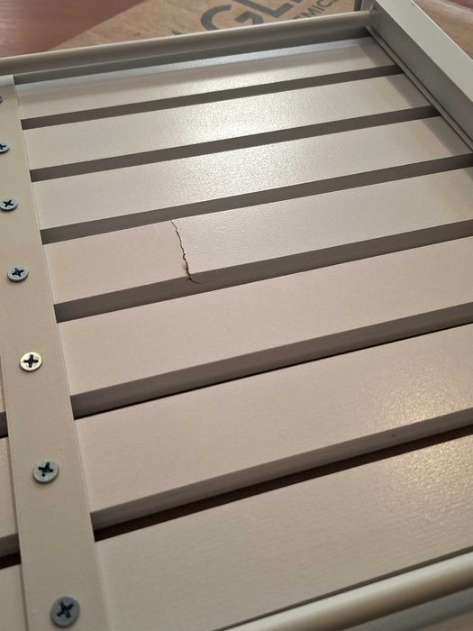 Kosz na pranie z półką 65L ,biało szary