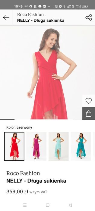 Sukienka roco wesele koktajlowa 42 XLzjawiskowa
