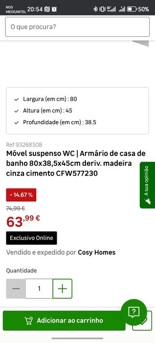 Movel de casa de banho