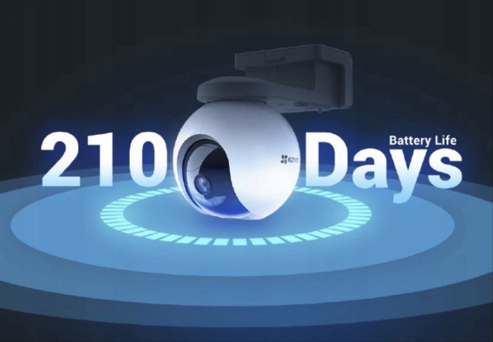 Kamera Bezprzewodowa WiFi Ezviz CB8 3MP Akumulator 10Ah Detekcja AI