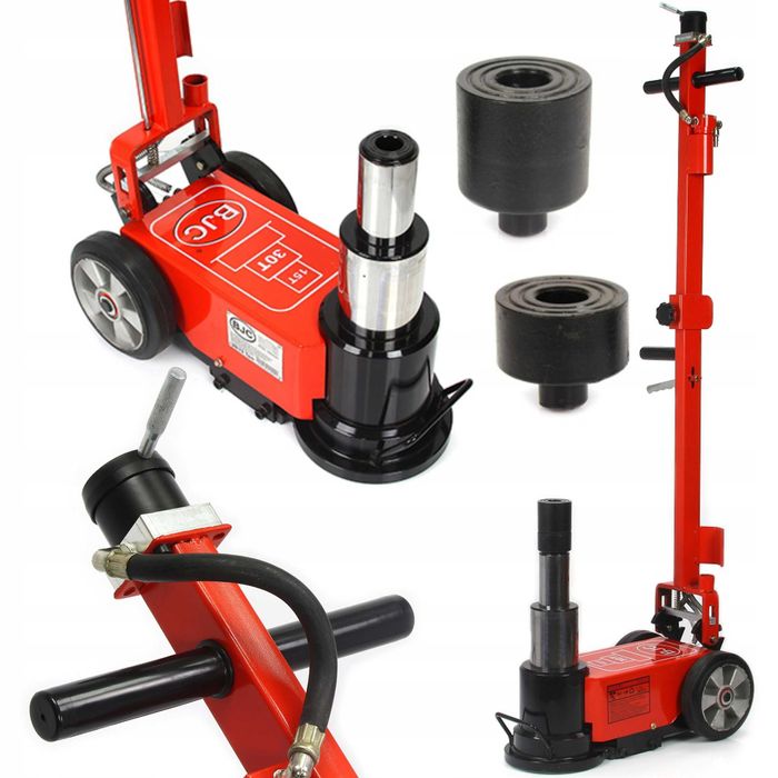 Домкрат пневмогидравлический 30т BJC / MAR-POL / подкатной домкрат