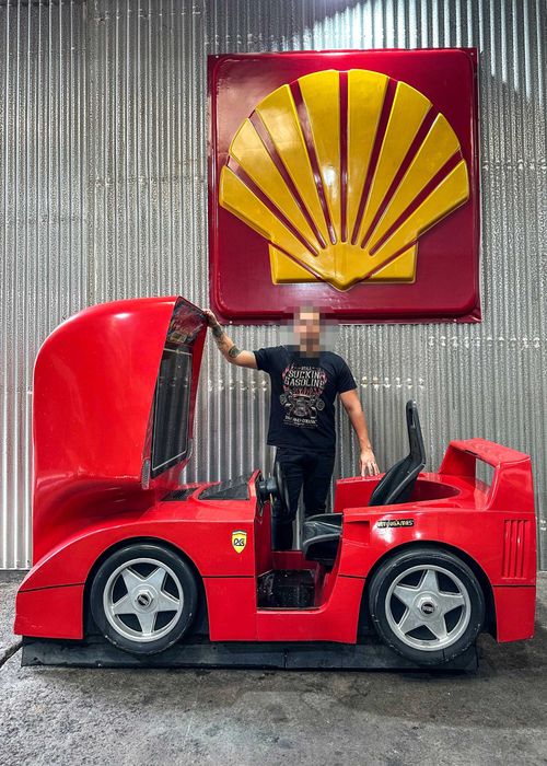 Vendo máquina Arcade Clássica Ferrari F40 – Anos 80/90 – Muito Rara!