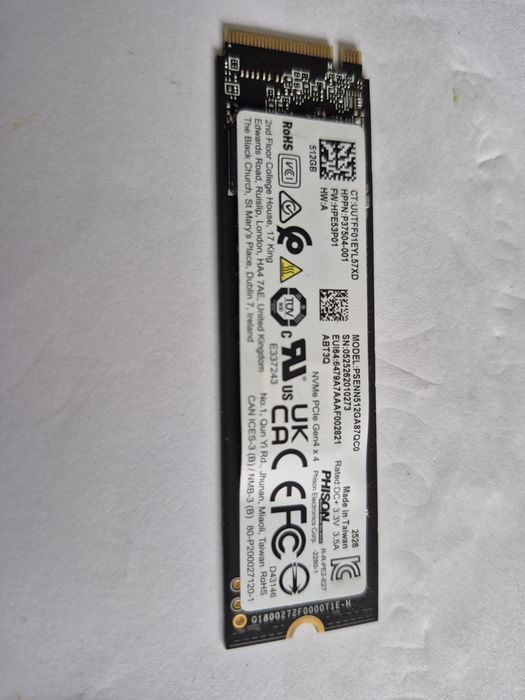 Dysk SSD M2 Nvme 512GB gen.4 Phison (1)