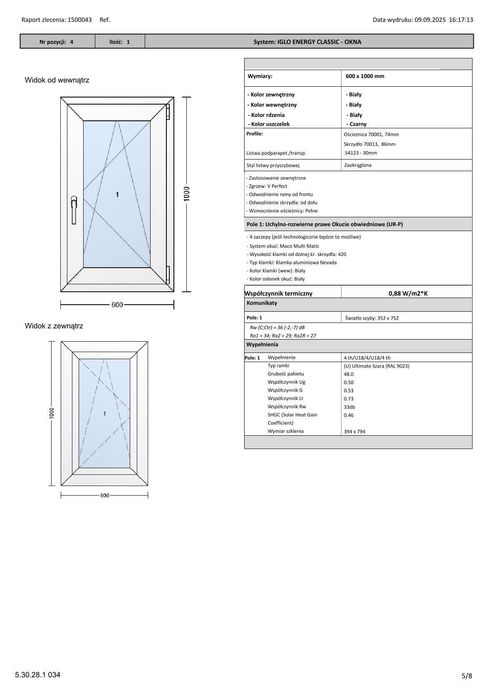 Sprzedam komplet okien firmy Drutex