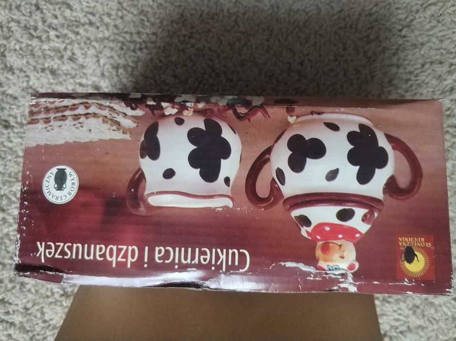 Cukiernica i dzbanuszek na mleko ZESTAW