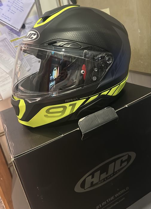 Capacete HJC RPHA 91 RAFINO MC3HSF Modular - NOVO - Caixa & Garantia
