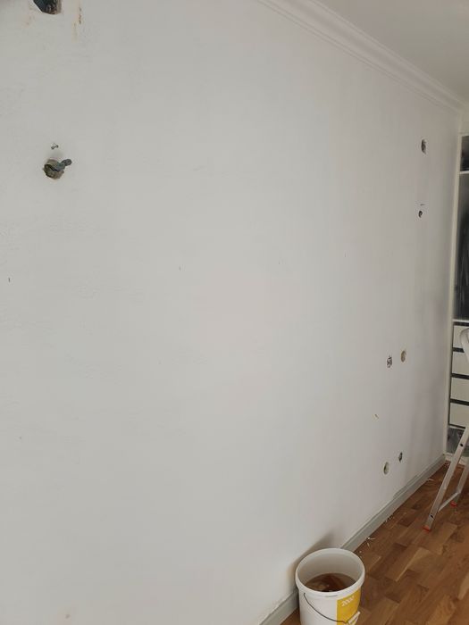 Aplicação de papel parede e outros