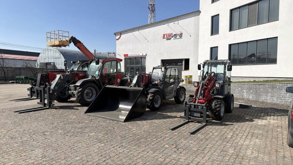 Компактний фронтальний навантажувач Weidemann Hoftrac 1280