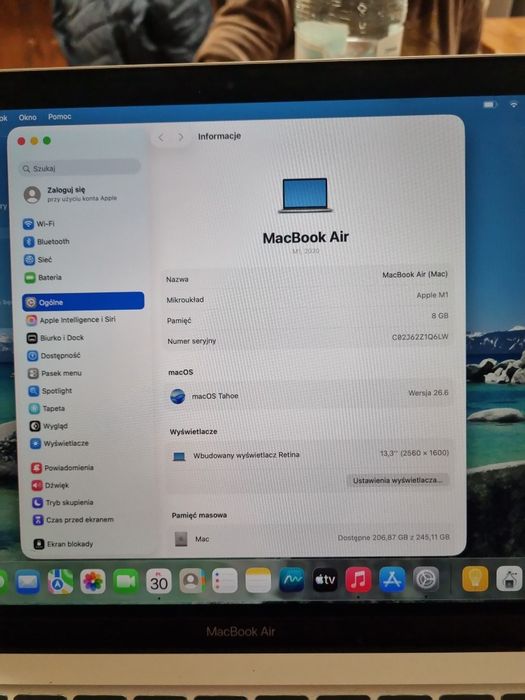 Macbook air M1 8/256
