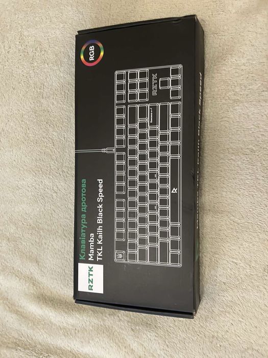 Механічна клавіатура Mamba TKL Kailh Black Speed