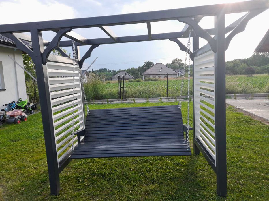 Hustawka pergola z olchy