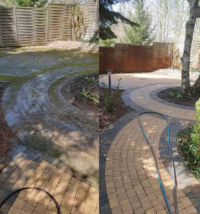 Profesjonalne czyszczenie kostki brukowej i elewacji CAŁA WIELKOPOLSKA