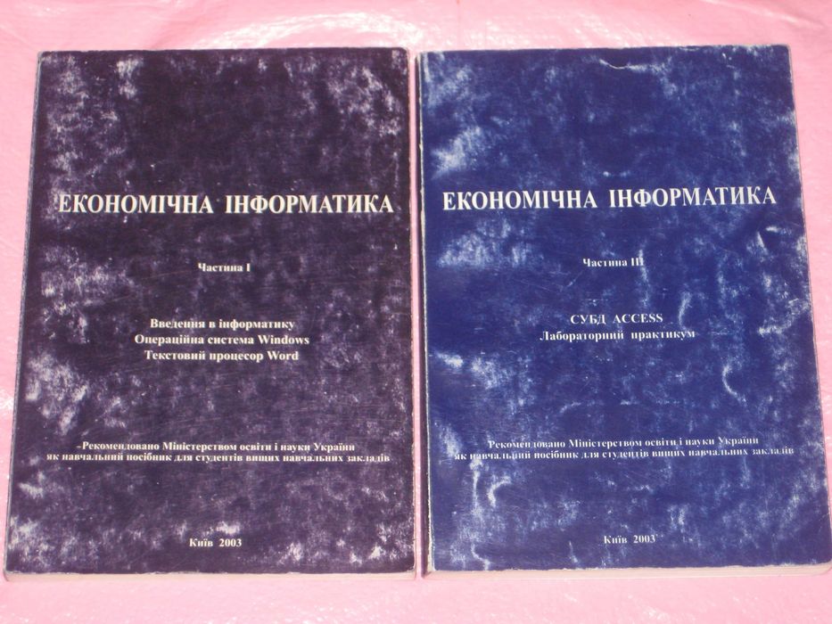 В.Т. Сусіденко. Экономическая информатика. Учебник ч1,3