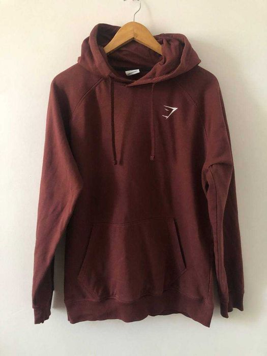 Бордова кофта худі Gymshark