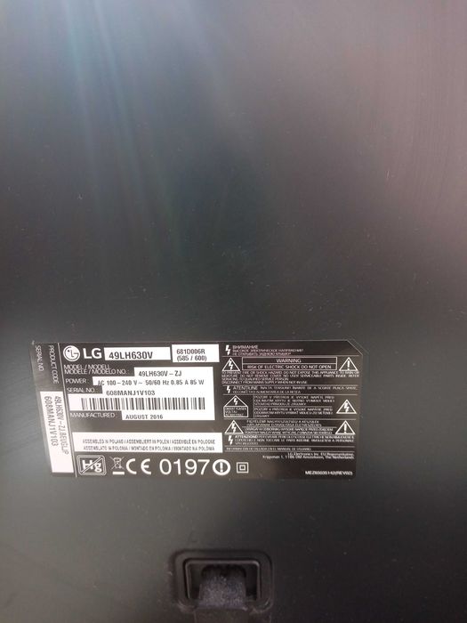 televisão grande LG