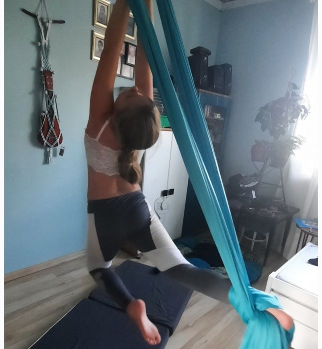 Szarfa akrobatyczna, chusta wertykalna 7 m