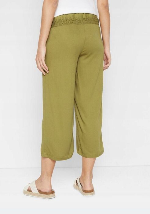 Spodnie ciążowe culotte palazzo 3/4, 34-38 NOWE