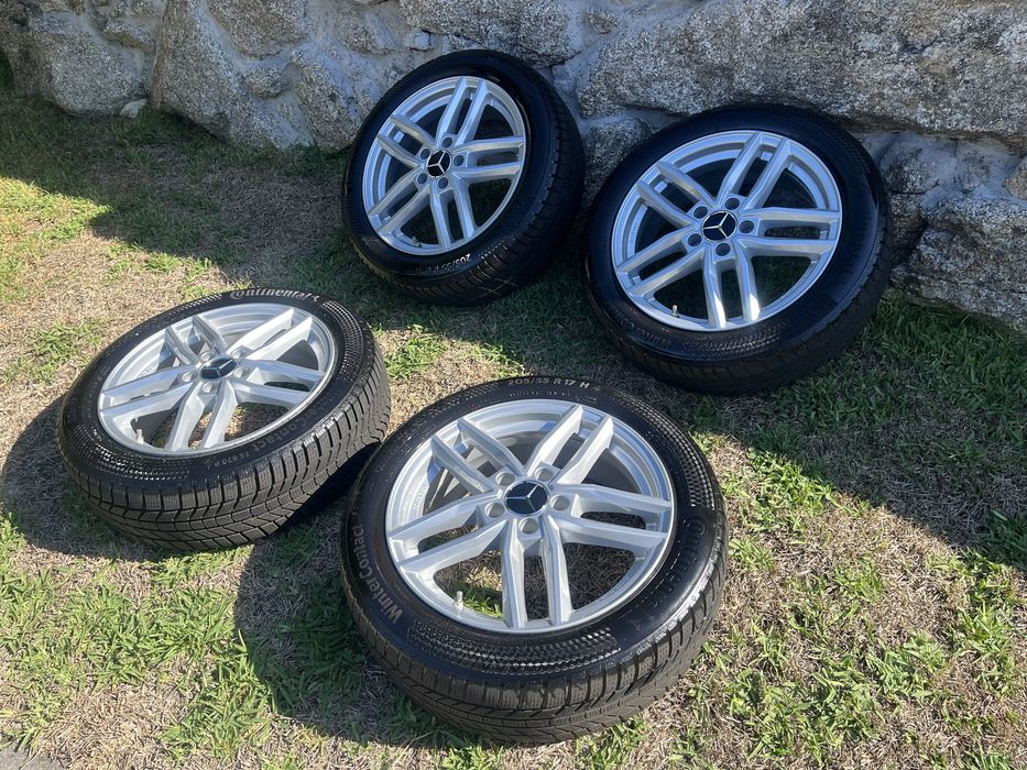 4 Jantes 17 Mercedes 5x112 - Com 4 Pneus (205/55/17)
