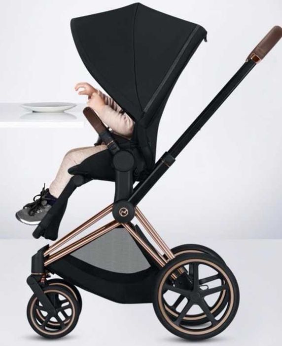преміальна коляска Cybex Prime Platinum колір "khaki green"