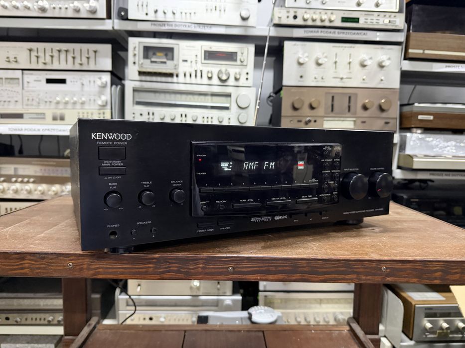 ‼️ Kenwood KR-V6080 – Amplituner Kina Domowego z Wejściem Phono, Tunerem FM/AM i Rozbudowanymi Złączami Audio/Video | Audio Room