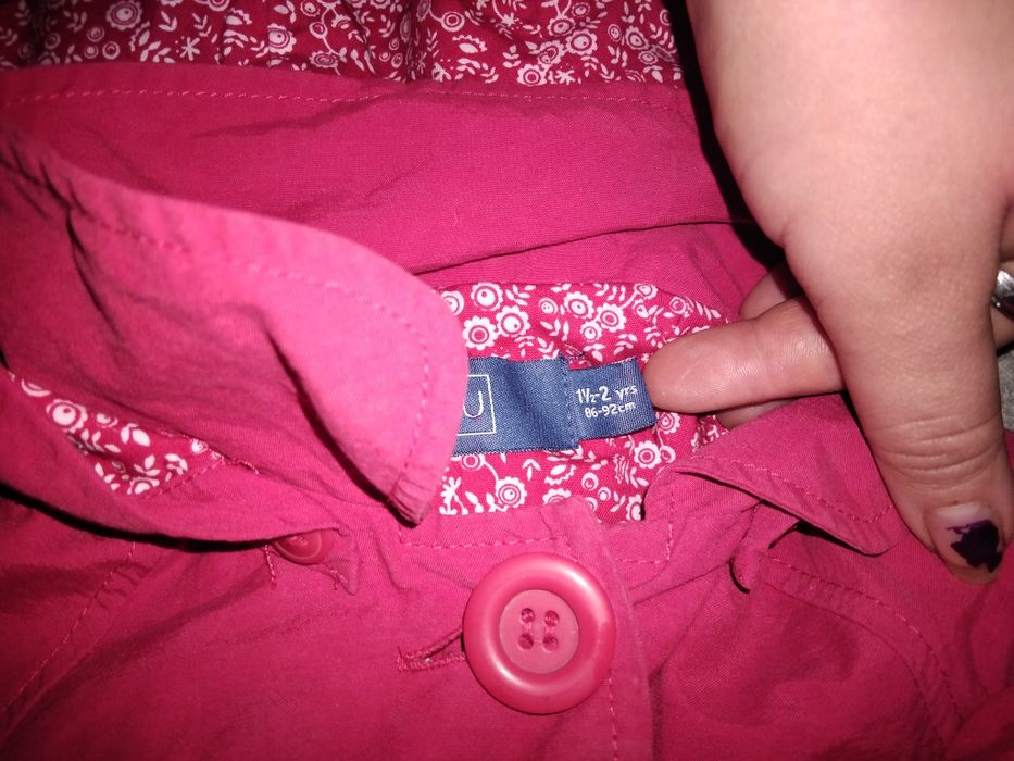 Płaszczyk dziewczecy 86/92