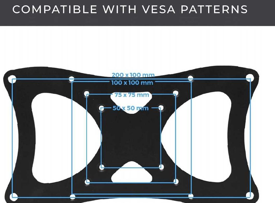 VESA 200 x 100 mm
