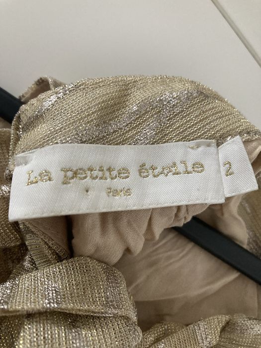 Zlota sukienka koktajlowa rozm.S/36