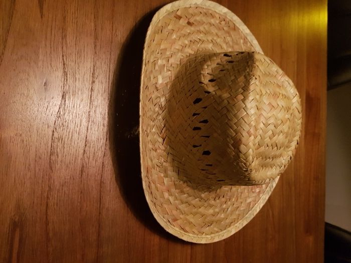 Chapeu palha novo LOTE 25