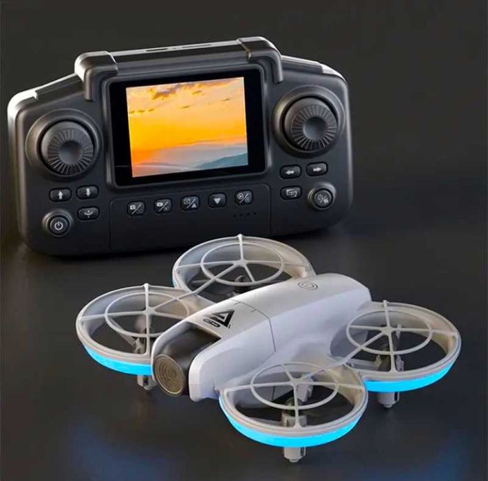 Квадрокоптер E69 FPV RC керування ПУЛЬТ з ЕКРАНОМ регульована камера