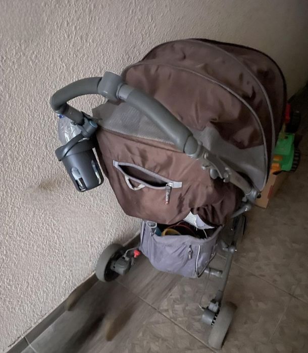Коляска Espiro Magic (б/у), коричнева