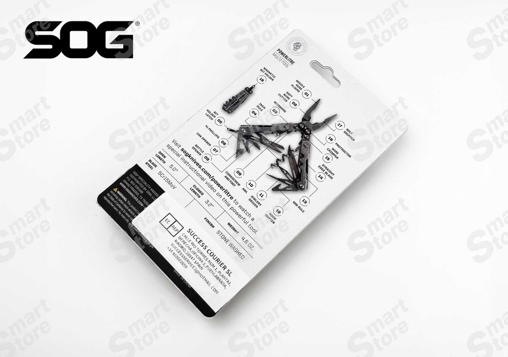 Мультитул SOG POWERLITRE тактичний кепмінговий військовий