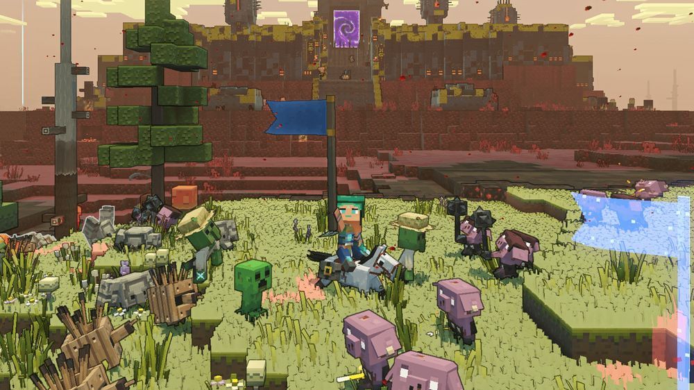 Minecraft Legends - Deluxe Edition PL (PS4) Gra nowa w folii
