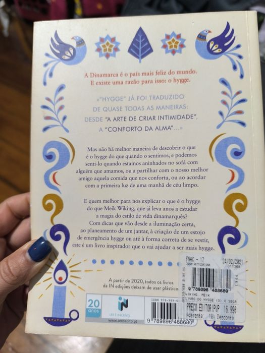 Livro do Hygge o segredo de ser feli