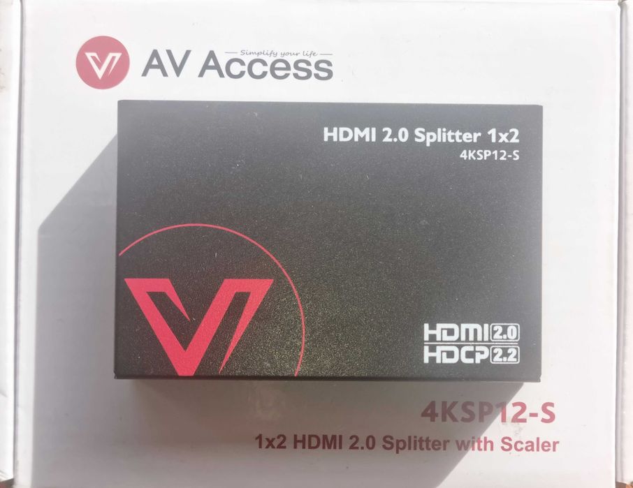 HDMI 2.0 Splitter, 1 Input, 2 Outputs, 4K64551605775490120