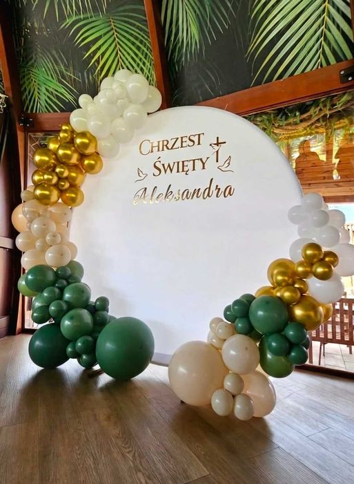 Ścianka chrzest/urodziny/wesele/imprezy