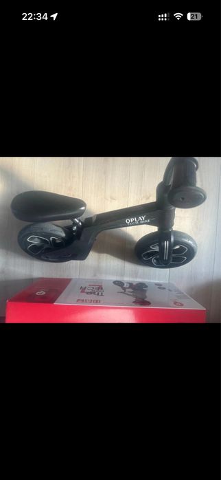 Rowerek biegowy Qplay Tech Bike - super stan
