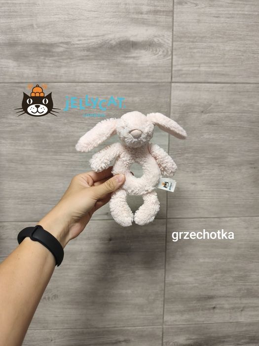 Zabawka maskotka przytulanka królik króliczek zając zajączek grzechotka wyprawka must have hit dziecko Jellycat
