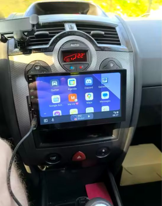 Radio 2 din 7 polegadas android auto Carplay